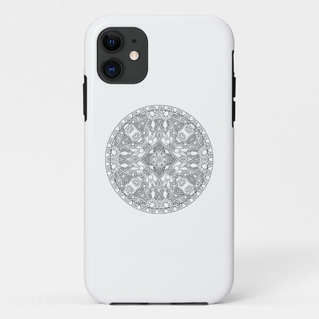 Funda De Case-Mate Para iPhone Diseño de Zendala (Reverso)