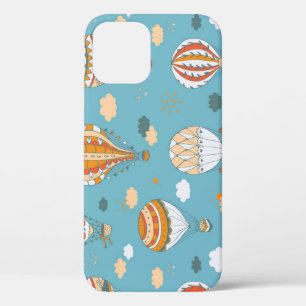 Funda Para iPhone 12 Diseño del patrón festivo de globos coloridos