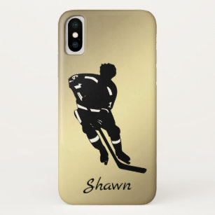 Funda Para iPhone X Diseño deportivo de jugador de hockey