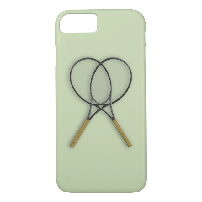 Funda De Case-Mate Para iPhone Diseño deportivo de raquetas de tenis (Reverso)