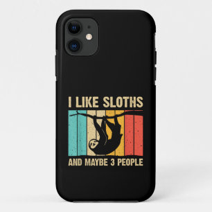Funda Para iPhone 11 Diseño Divertido de Perezoso para Hombres Mujeres