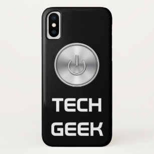 Funda Para iPhone X Diseño divertido del friki de la tecnología
