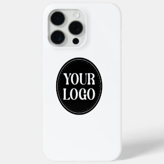Funda Para iPhone 15 Pro Max Diseño elegante de código QR negro | Marca elegant
