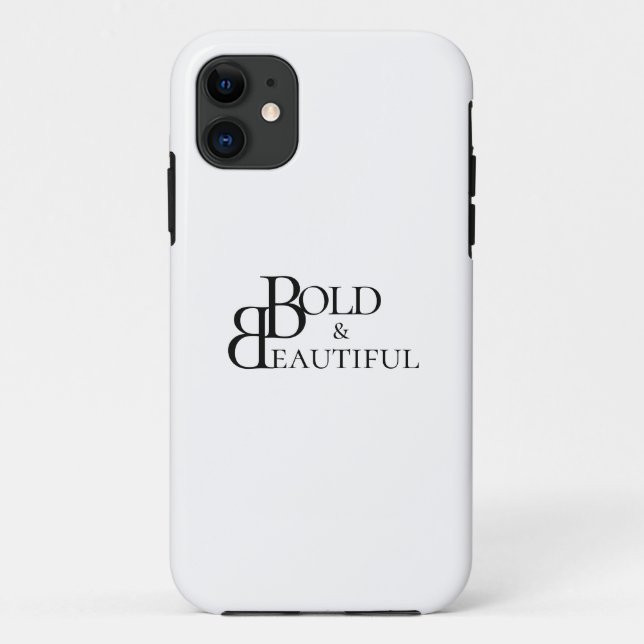 Funda De Case-Mate Para iPhone Diseño elegante de letras monogramadas (Reverso)