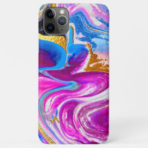 Diseño elegante de mármol purpurina dorado