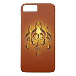 Funda Para iPhone 8 Plus/7 Plus Diseño elegante del corazón musical