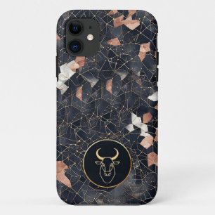 Funda Para iPhone 11 Diseño elegante del signo zodiacal Tauro