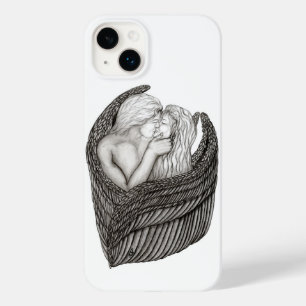 Funda Para iPhone 14 Plus De Case-Mate Diseño en blanco y negro de ángeles