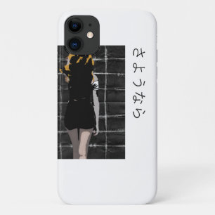Funda Para iPhone 11 Diseño en forma de manga con palabra adiós en japo