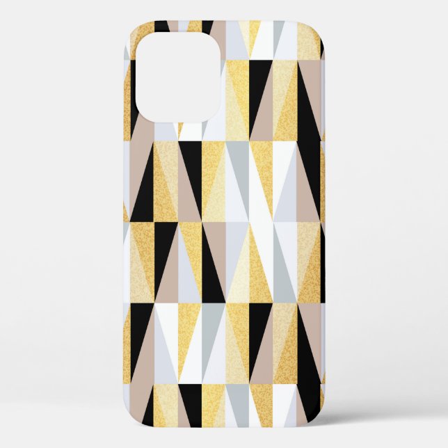 Funda De Case-Mate Para iPhone diseño escandinavo triángulos de patrón transparen (Reverso )