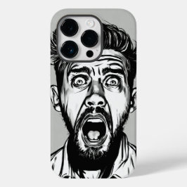 Funda Para iPhone 14 Pro De Case-Mate Diseño especial de bigote SHOCKED