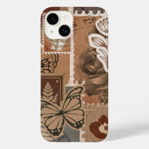 Funda Para iPhone 14 De Case-Mate Diseño estético marrón vintage