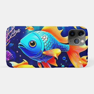 Funda Para iPhone 11 Pro Diseño Fantasy Fish Swim