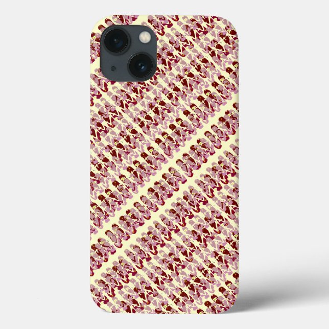 Funda De Case-Mate Para iPhone Diseño Flip Flop rosa y rojo (Reverso)