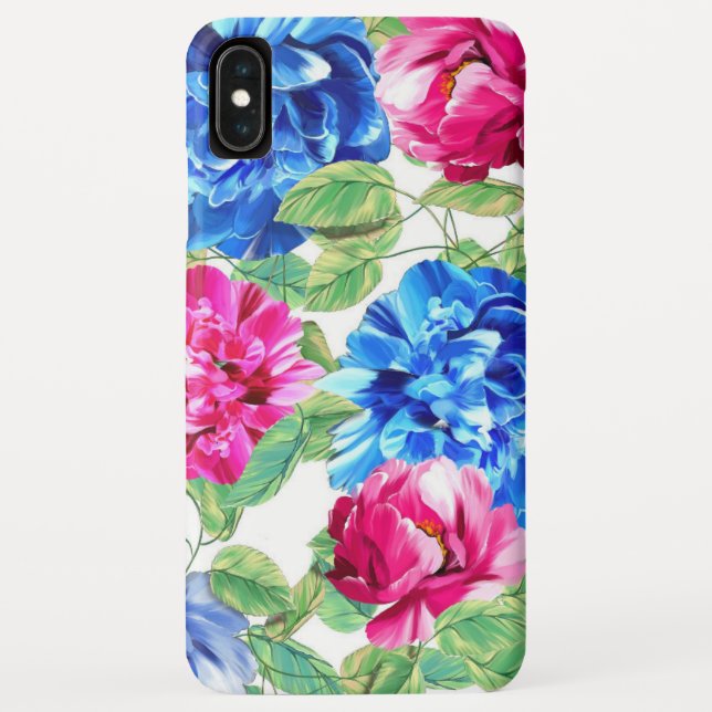 Funda De Case-Mate Para iPhone Diseño floral (Reverso)