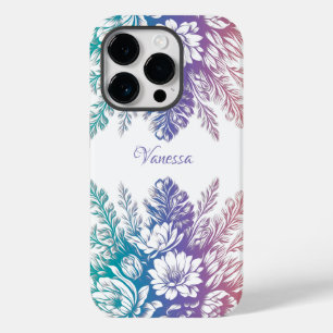 Funda Para iPhone 14 Pro De Case-Mate Diseño floral de color pastel vintage