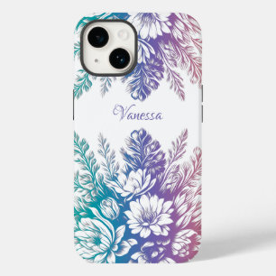 Funda Para iPhone 14 De Case-Mate Diseño floral de color pastel vintage