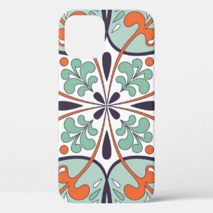 Funda Para iPhone 12 Diseño floral de mosaico oriental marroquí