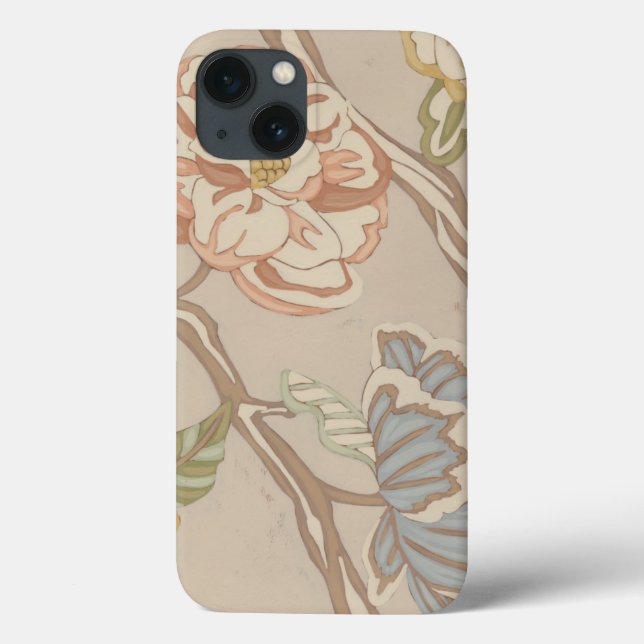 Funda De Case-Mate Para iPhone Diseño floral de Organza Chintz (Reverso)