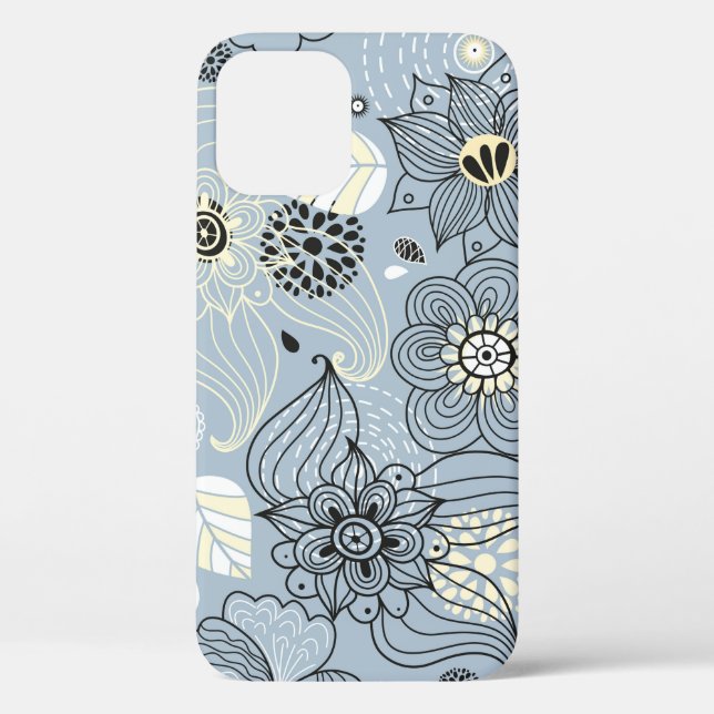Funda De Case-Mate Para iPhone Diseño floral de otoño (Reverso )