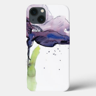 Funda Para iPhone 13 Diseño floral del verano con el extracto pintado a