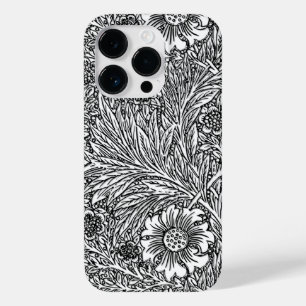 Funda Para iPhone 14 Pro De Case-Mate Diseño floral intrincado en blanco y negro