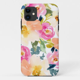 Funda Para iPhone 11 Diseño floral moderno