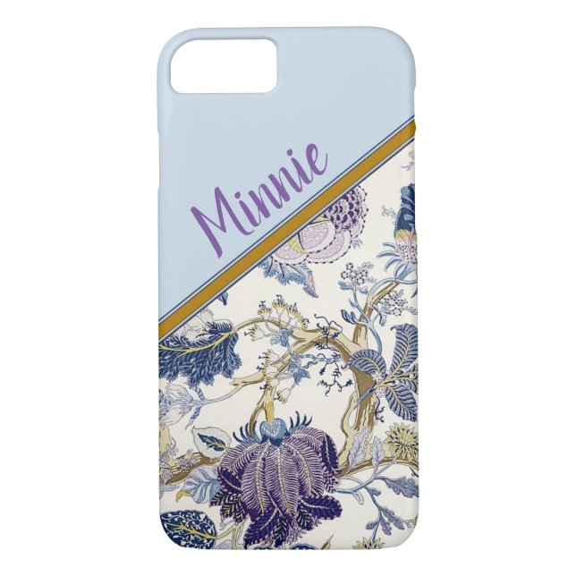 Funda De Case-Mate Para iPhone Diseño floral personalizado (Reverso)