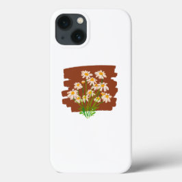 Funda Para iPhone 13 Diseño floral rústico simple amando la naturaleza