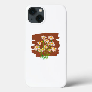 Funda Para iPhone 13 Diseño floral rústico simple amando la naturaleza