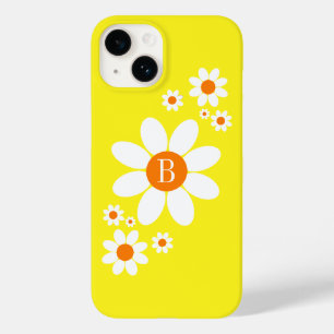 Funda Para iPhone 14 De Case-Mate Diseño floral simple simple simple amarillo inicia