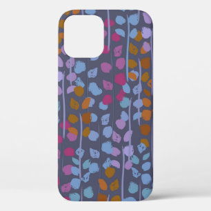 Funda Para iPhone 12 Diseño floral sin costuras estilizado. Imitación d