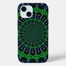 Funda Para iPhone 15 Diseño Fractal de Plasma Eléctrico Futurista