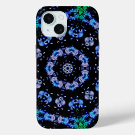 Funda Para iPhone 15 Diseño Fractal de Plasma Eléctrico Futurista