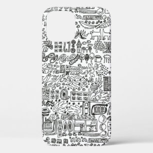 Funda Para iPhone 12 diseño geográfico