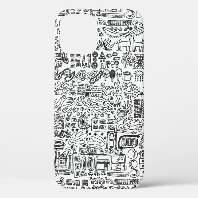 Funda De Case-Mate Para iPhone diseño geográfico (Reverso )