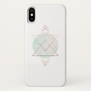 Funda Para iPhone X Diseño geométrico del arte abstracto