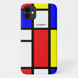 Funda Para iPhone 11 Diseño geométrico inspirado en el arte moderno mon