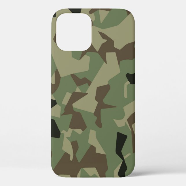 Funda De Case-Mate Para iPhone Diseño gráfico Camo khaki (Reverso )