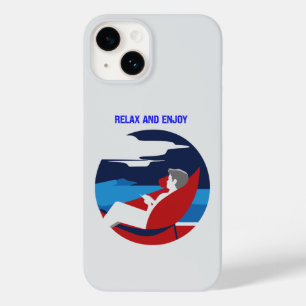 Funda Para iPhone 14 De Case-Mate Diseño gráfico de actitud relajada y perezosa