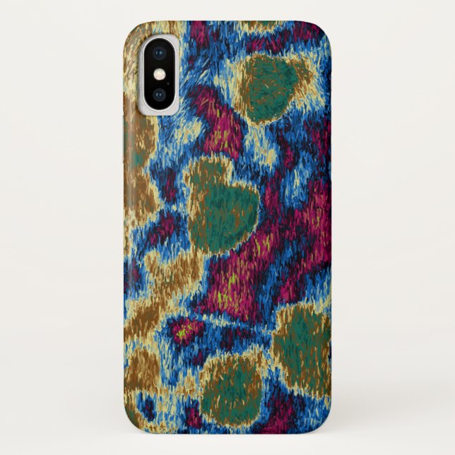 Funda De Case-Mate Para iPhone Diseño gráfico de arte (Reverso)