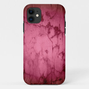 Funda Para iPhone 11 Diseño gráfico de fondo de pared de grieta roja os