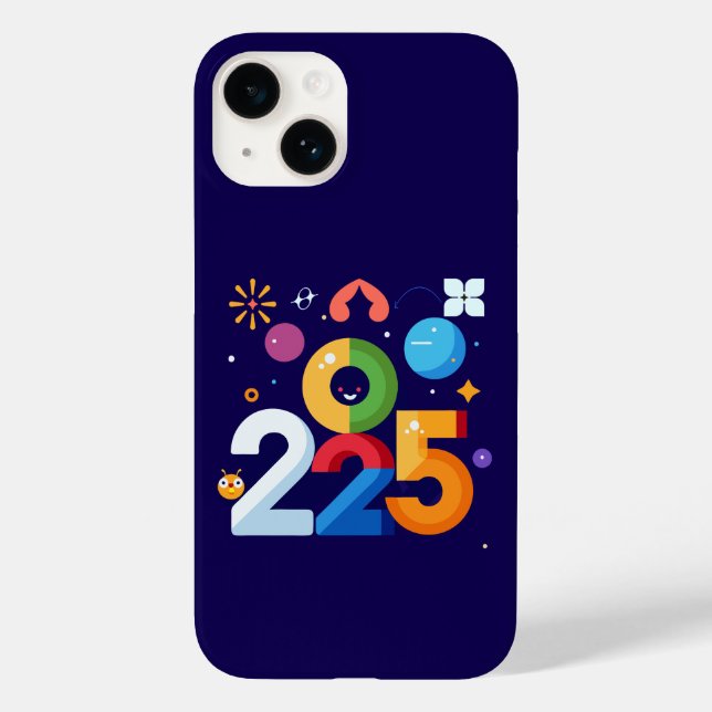 Funda De Case-Mate Para iPhone Diseño gráfico divertido e ingenioso 2025 (Reverso )