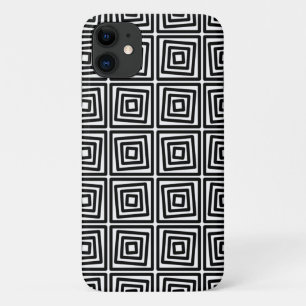 Funda Para iPhone 11 Diseño gráfico en blanco y negro