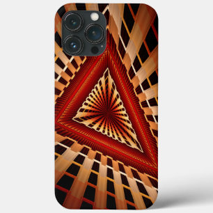 Funda Para iPhone 13 Pro Max Diseño gráfico fractal moderno de 3D Fantasy Netwo