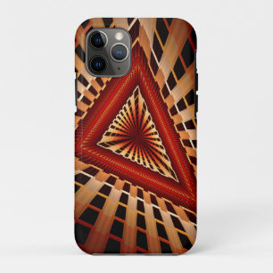 Funda Para iPhone 11 Pro Diseño gráfico fractal moderno de 3D Fantasy Netwo