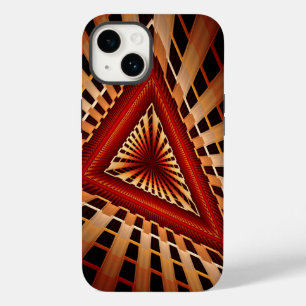 Funda Para iPhone 14 De Case-Mate Diseño gráfico fractal moderno de red de fantasía 