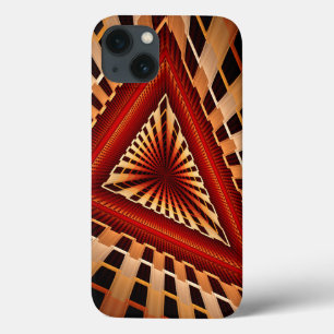 Funda Para iPhone 13 Diseño gráfico fractal moderno de red de fantasía