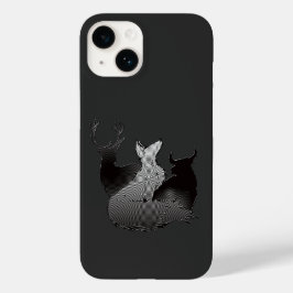 Funda Para iPhone 14 De Case-Mate Diseño hipnótico Stag Vixen & Bull