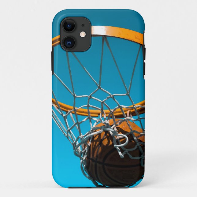 Funda De Case-Mate Para iPhone Diseño impresionante de baloncesto (Reverso)